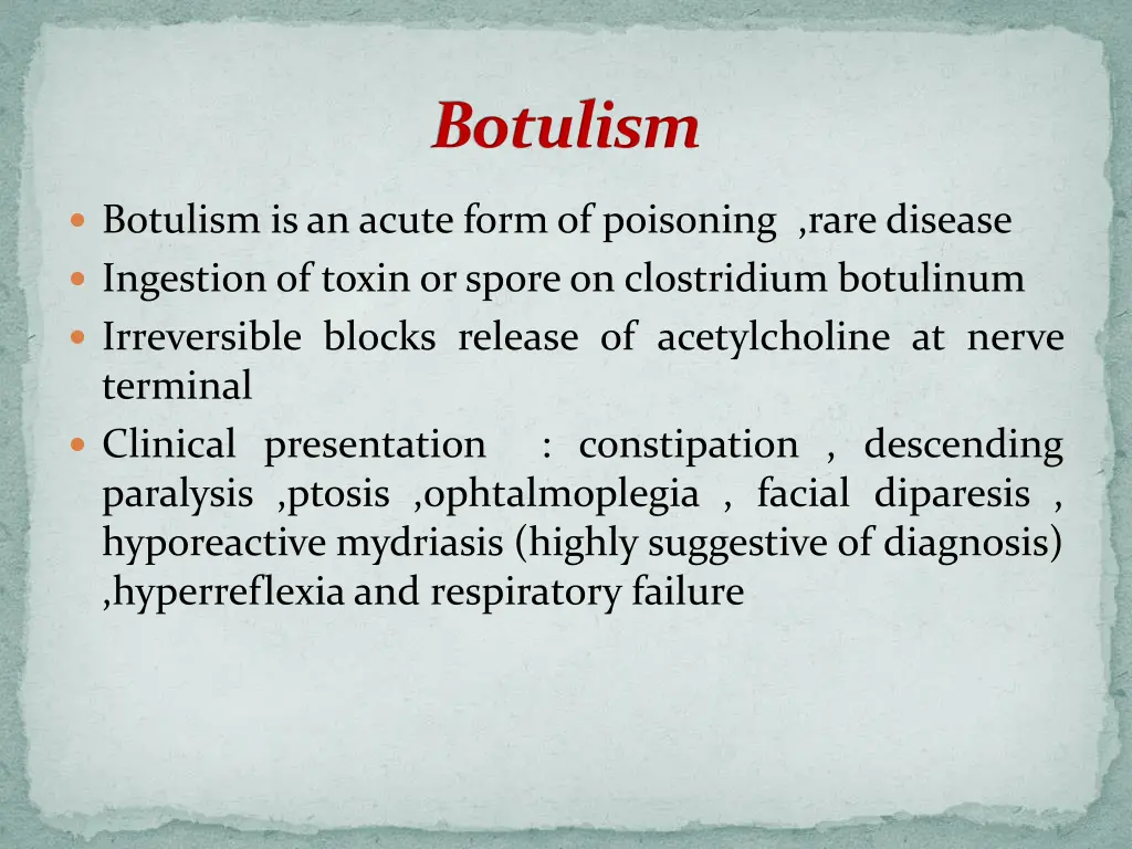 botulism