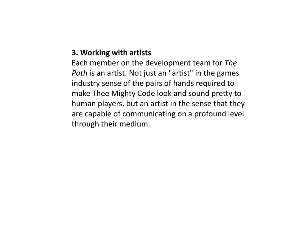 3 working with artists each member