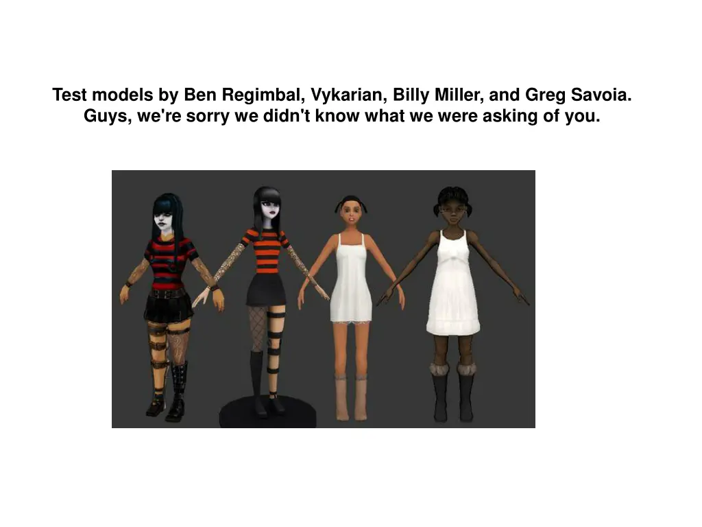 test models by ben regimbal vykarian billy miller