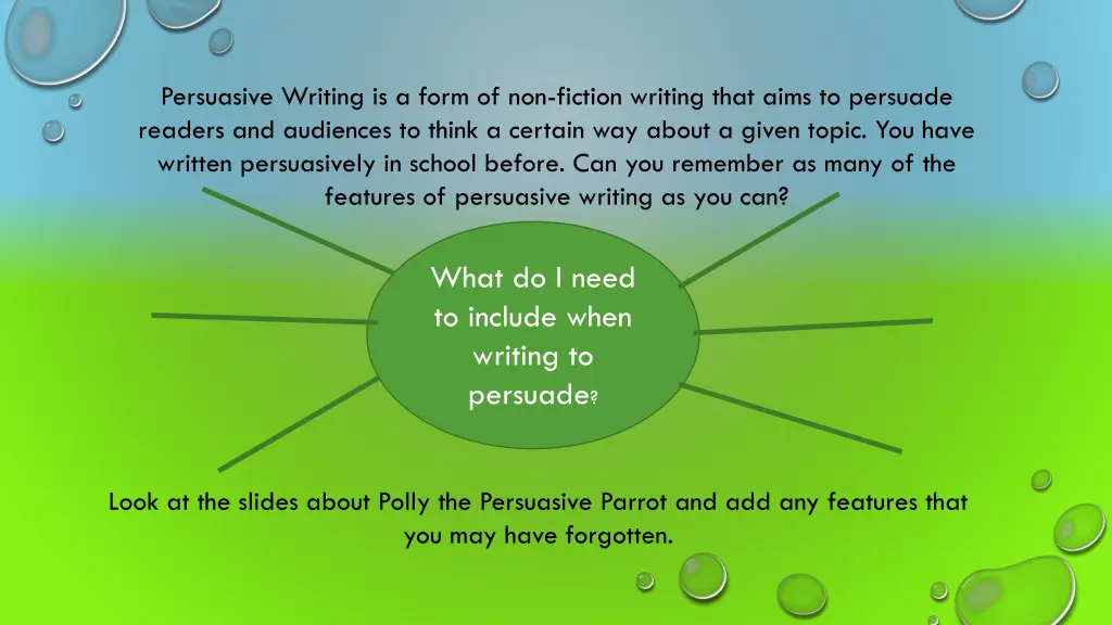 persuasive writing is a form of non fiction