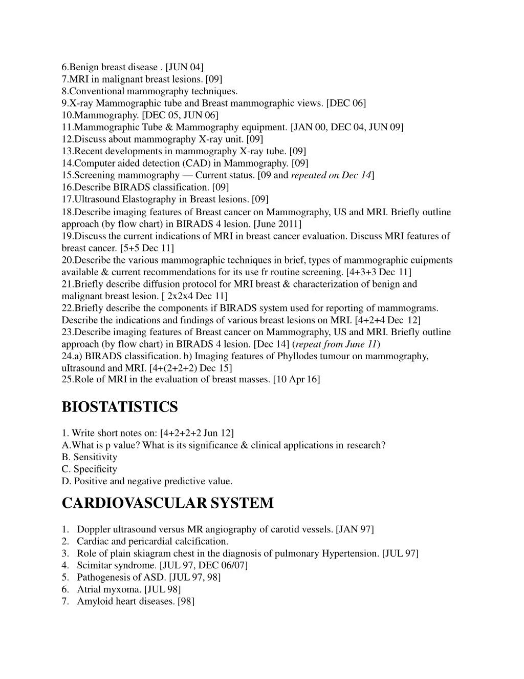 6 benign breast disease jun 04 7 mri in malignant