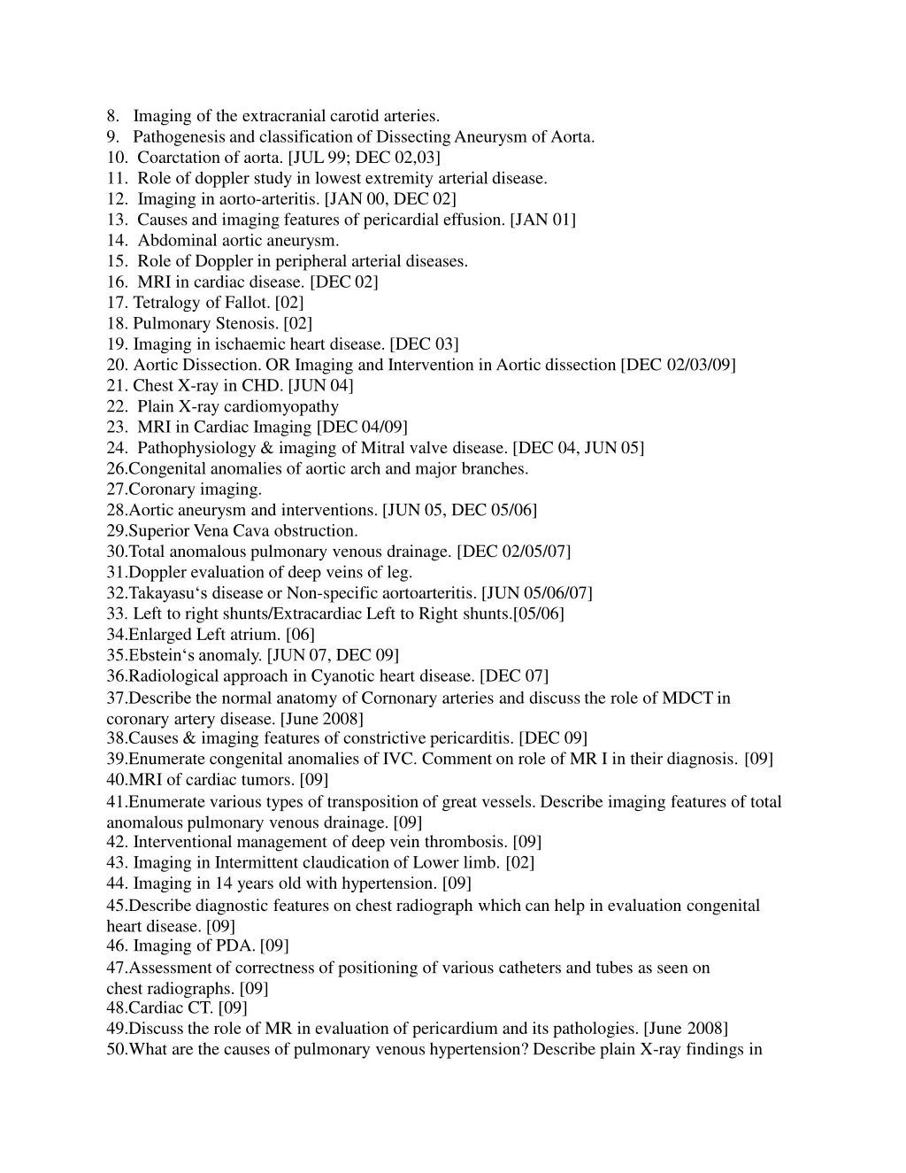 8 imaging of the extracranial carotid arteries