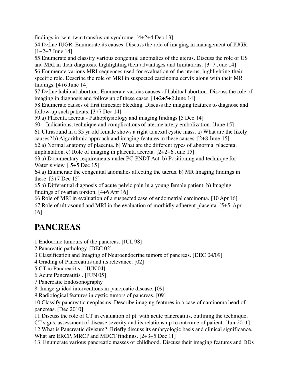 findings in twin twin transfusion syndrome