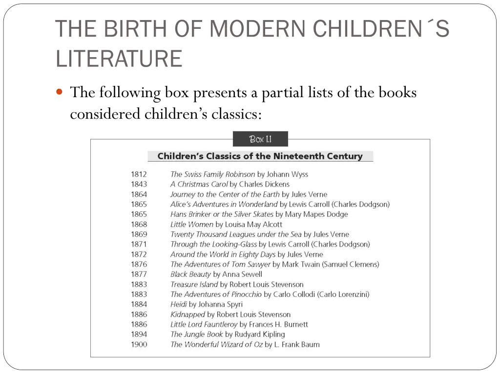 the birth of modern children s literature 6