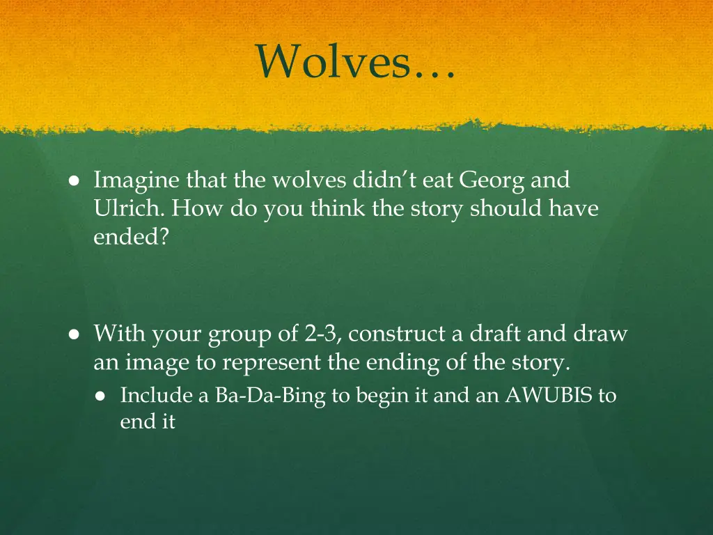 wolves