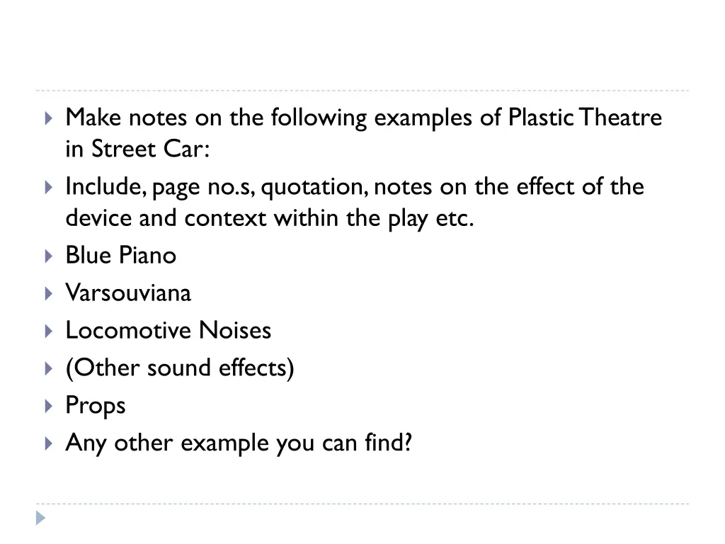 make notes on the following examples of plastic