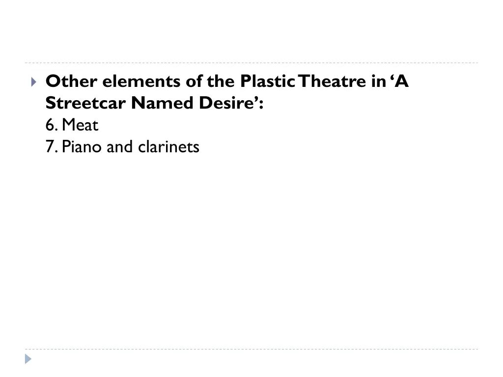 other elements of the plastic theatre