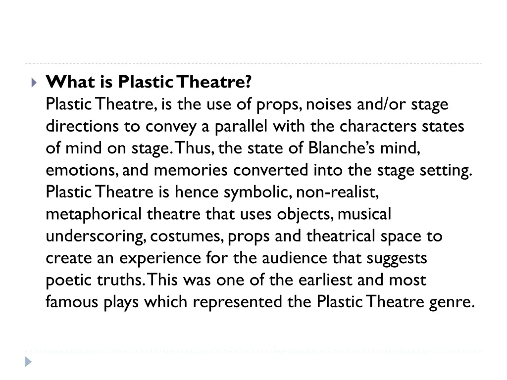 what is plastic theatre plastic theatre