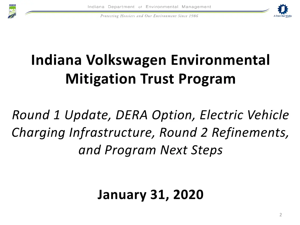 indiana volkswagen environmental mitigation trust 1