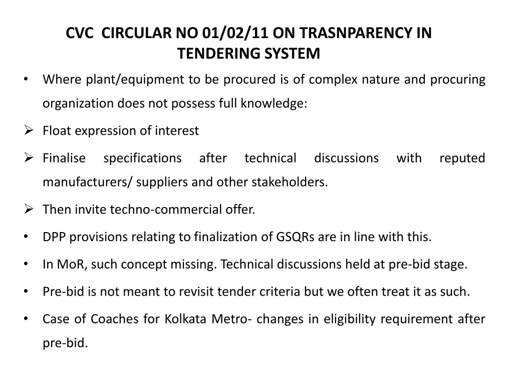 cvc circular no 01 02 11 on trasnparency