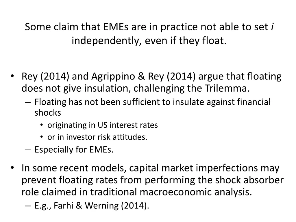 some claim that emes are in practice not able