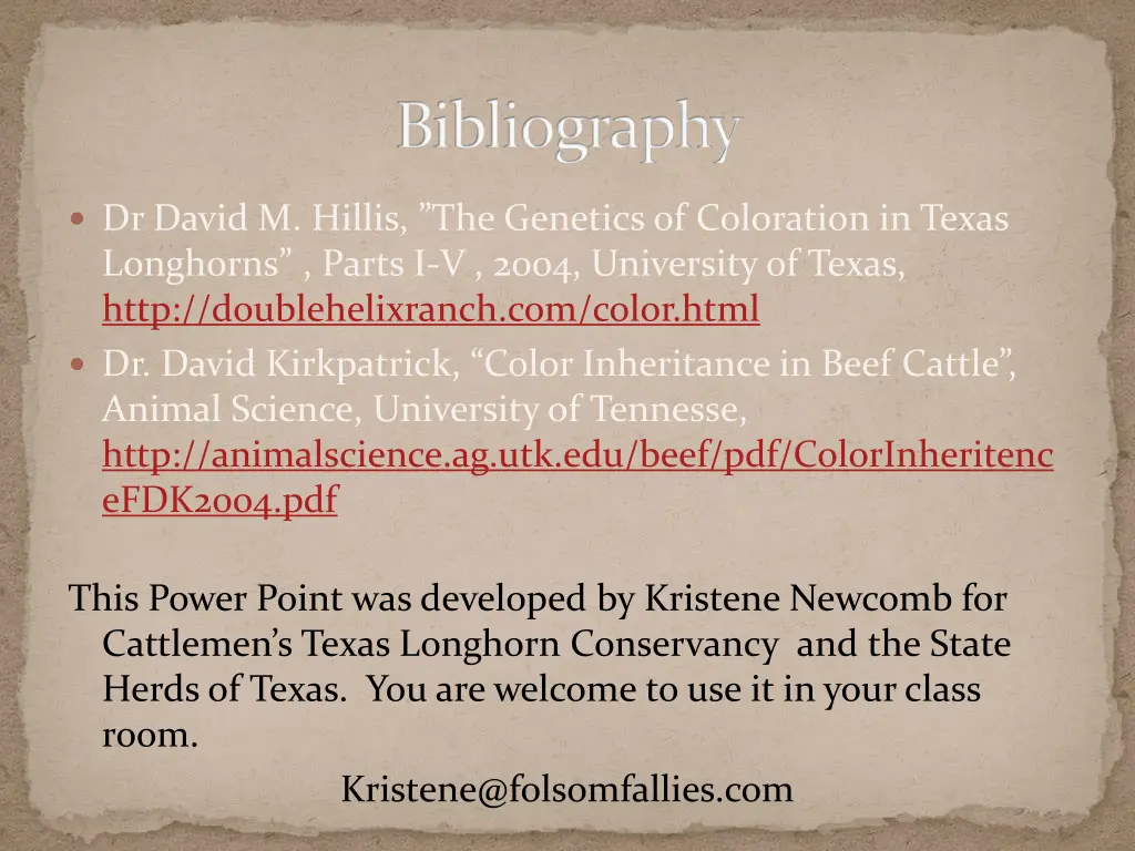 bibliography