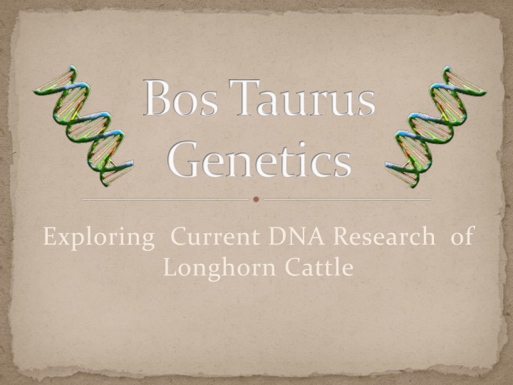 bostaurus genetics