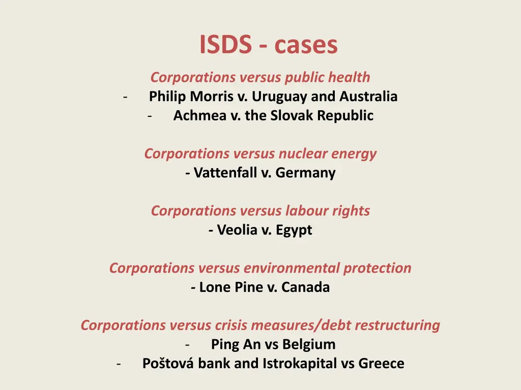 isds cases