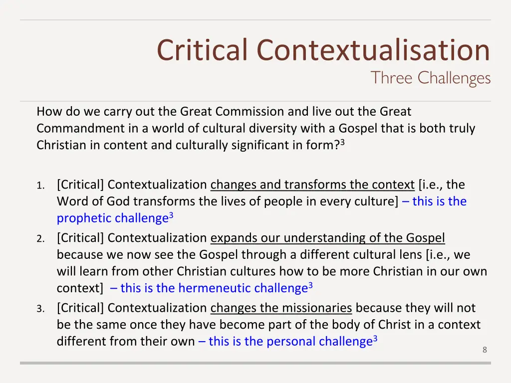 critical contextualisation 2