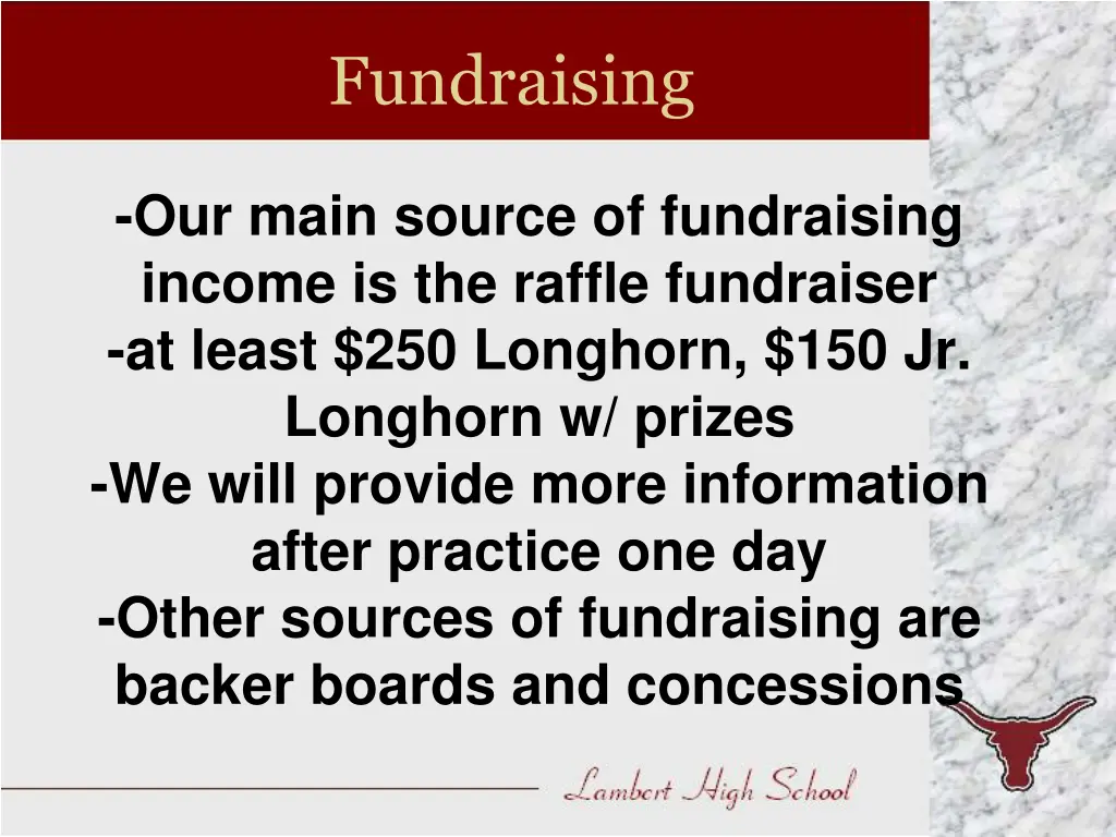 fundraising