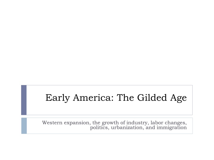 early america the gilded age