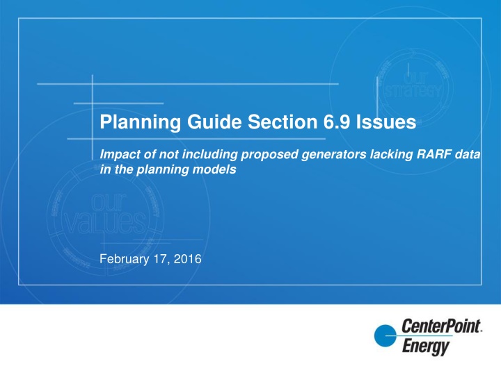 planning guide section 6 9 issues