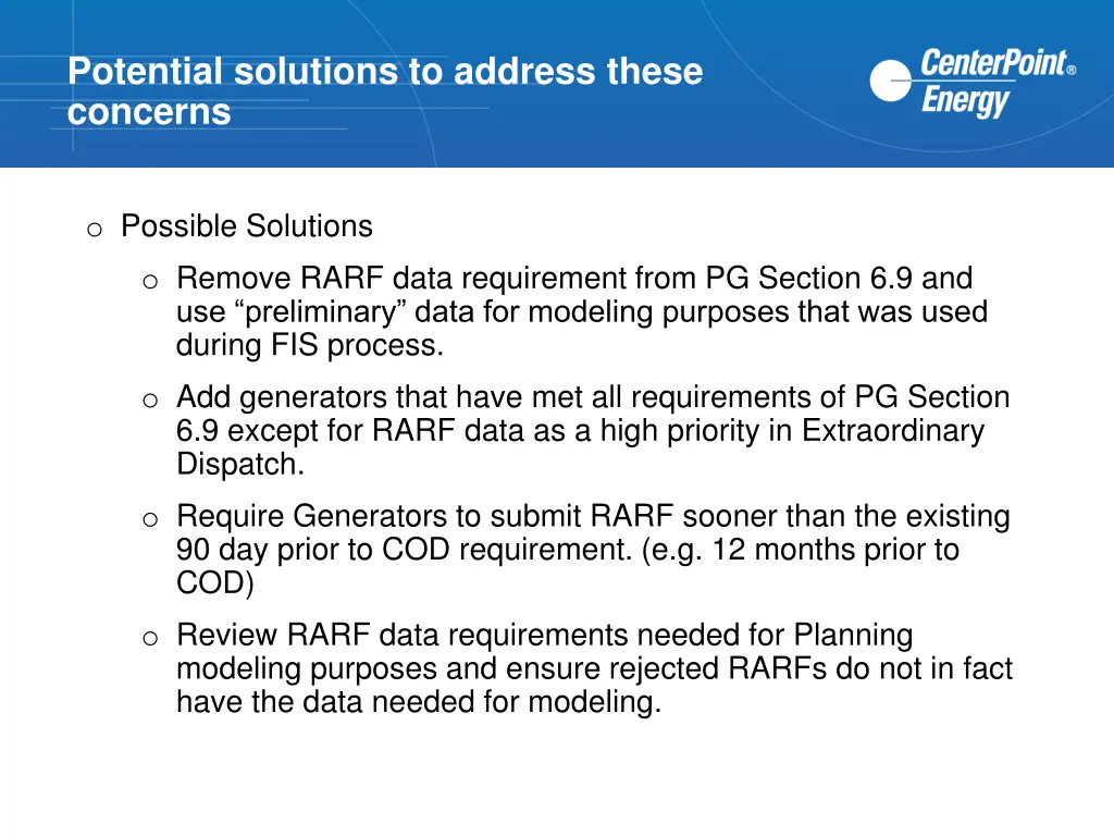 potential solutions to address these concerns