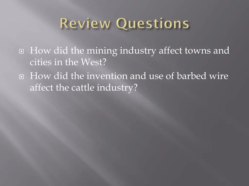 how did the mining industry affect towns