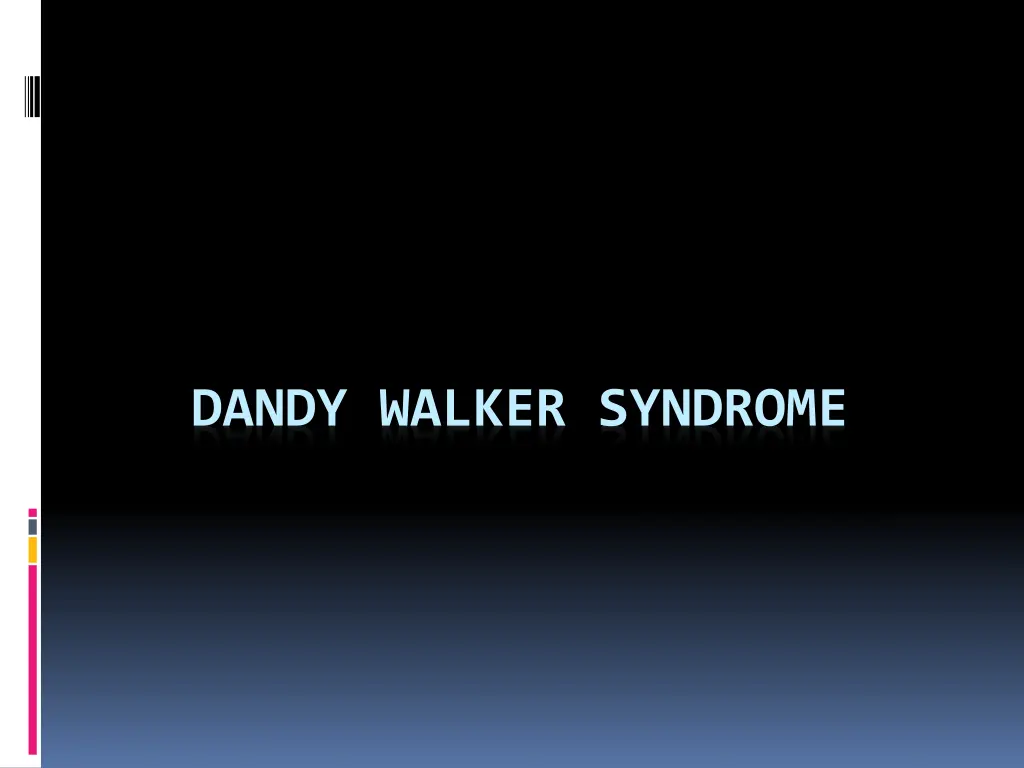 dandy walker syndrome