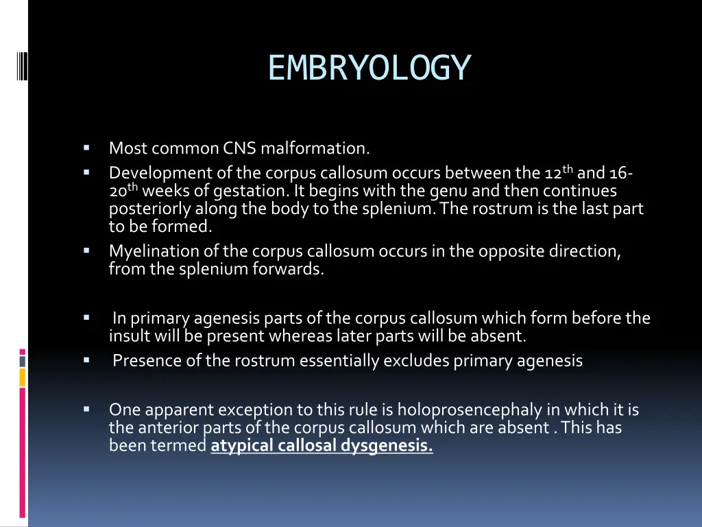 embryology