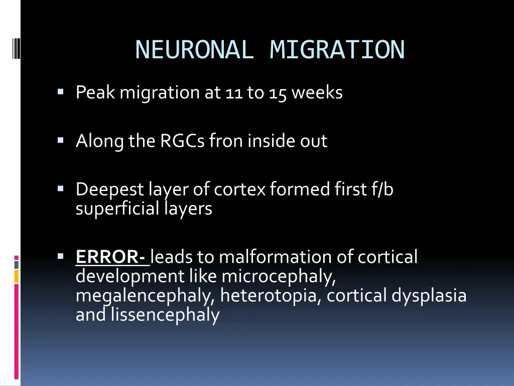 neuronal migration