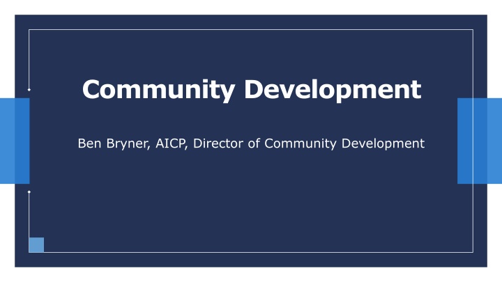 community development