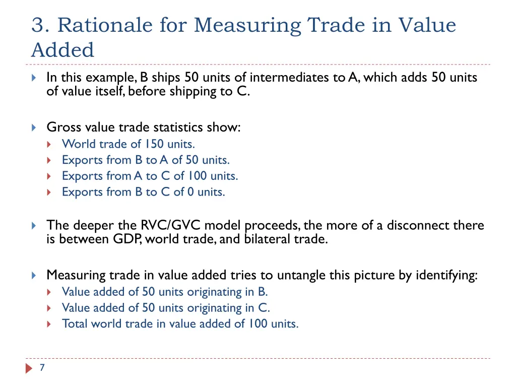 3 rationale for measuring trade in value added 3