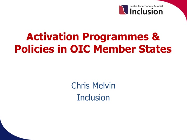 activation programmes policies in oic member