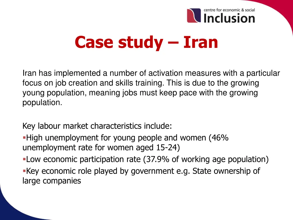 case study iran