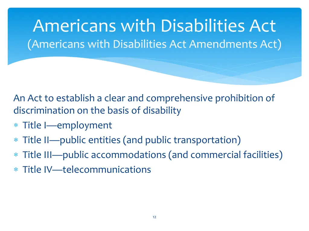 americans with disabilities act americans with