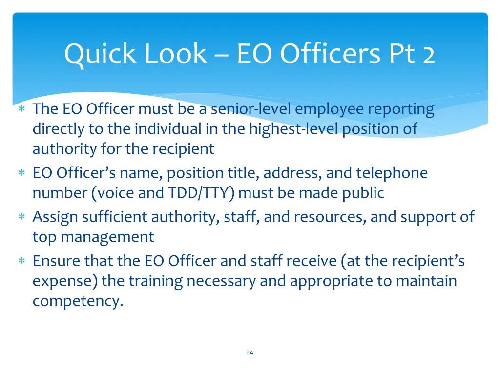 quick look eo officers pt 2