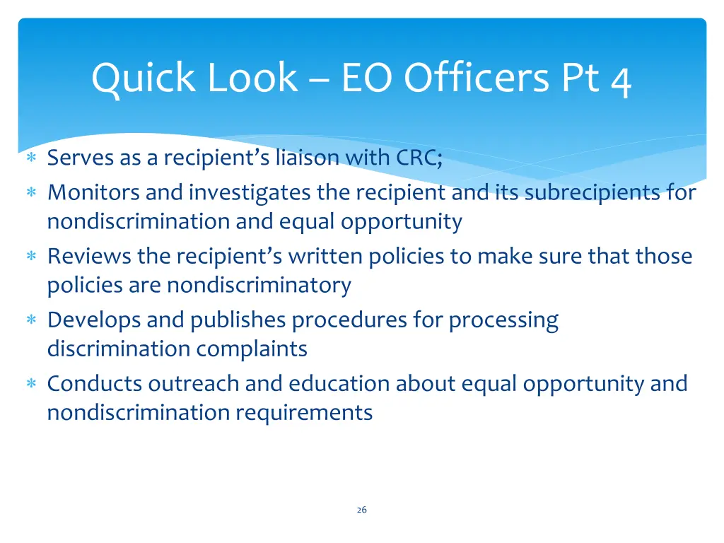 quick look eo officers pt 4