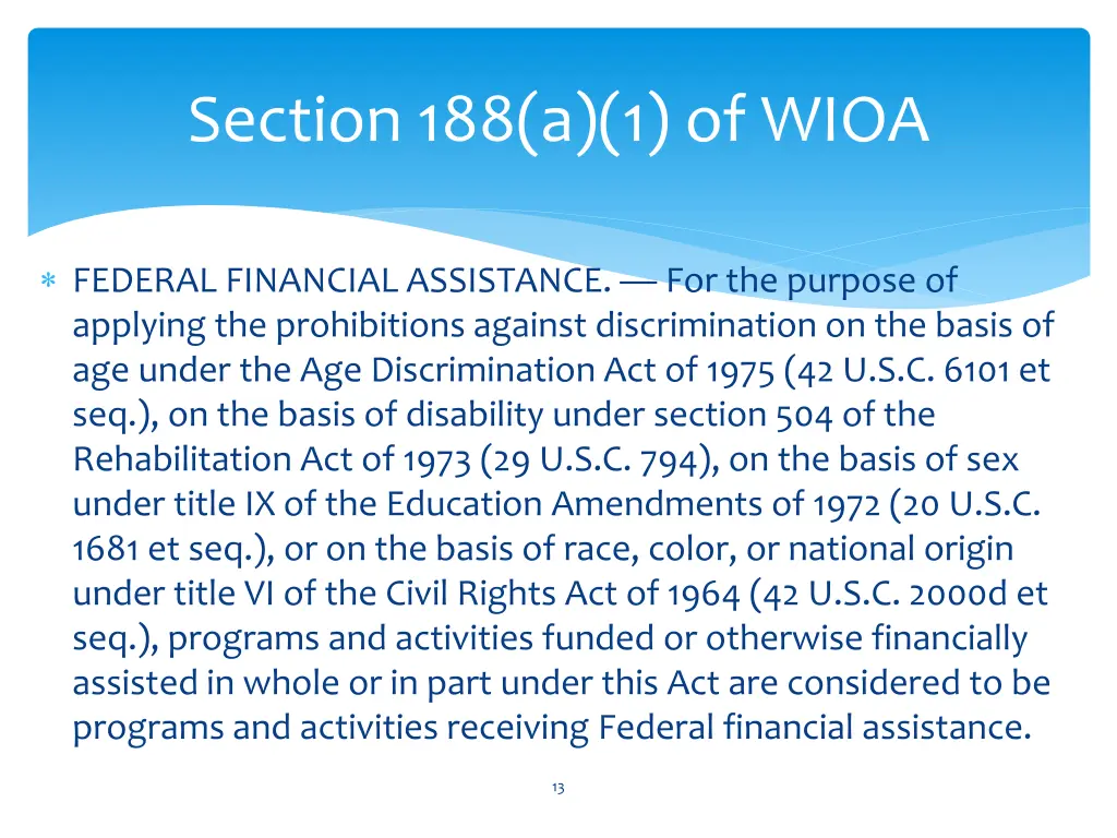 section 188 a 1 of wioa