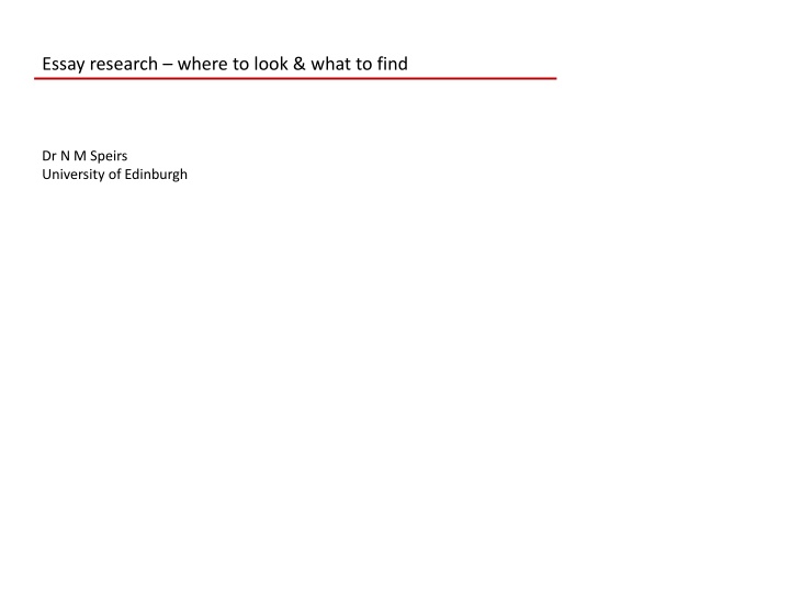 essay research where to look what to find