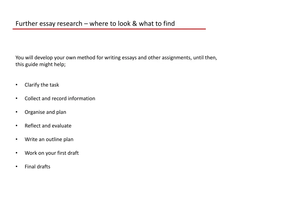 further essay research where to look what to find 1