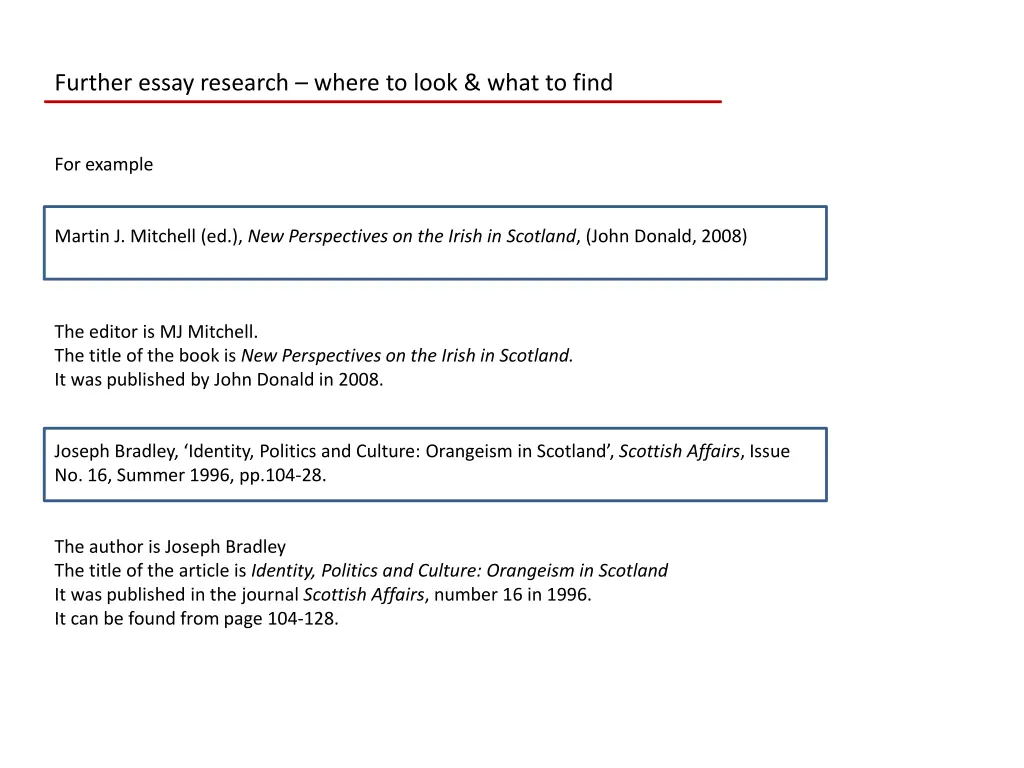 further essay research where to look what to find 10