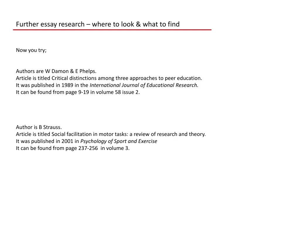 further essay research where to look what to find 12