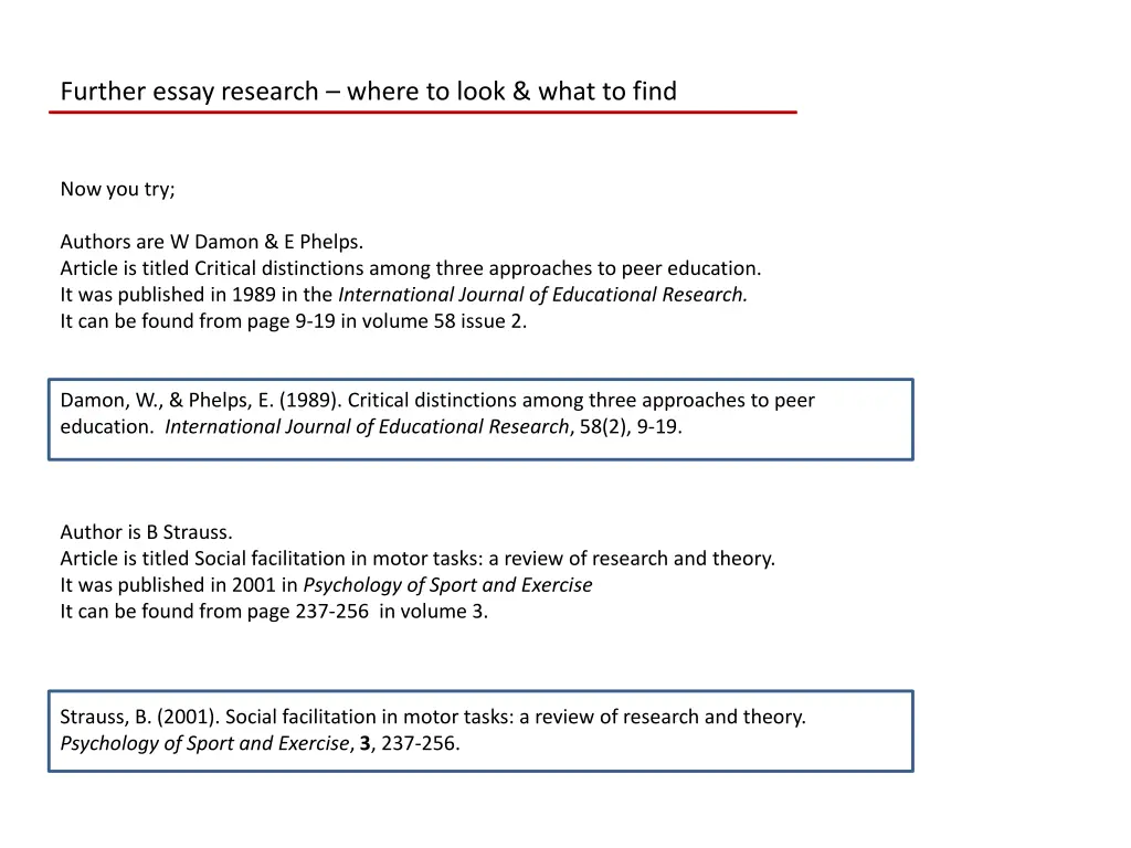 further essay research where to look what to find 13