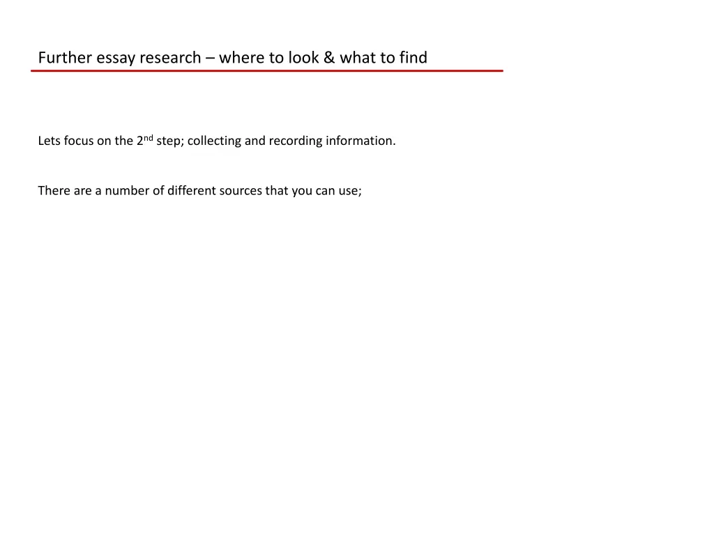 further essay research where to look what to find 2