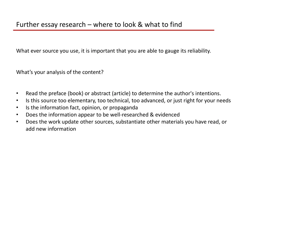 further essay research where to look what to find 5