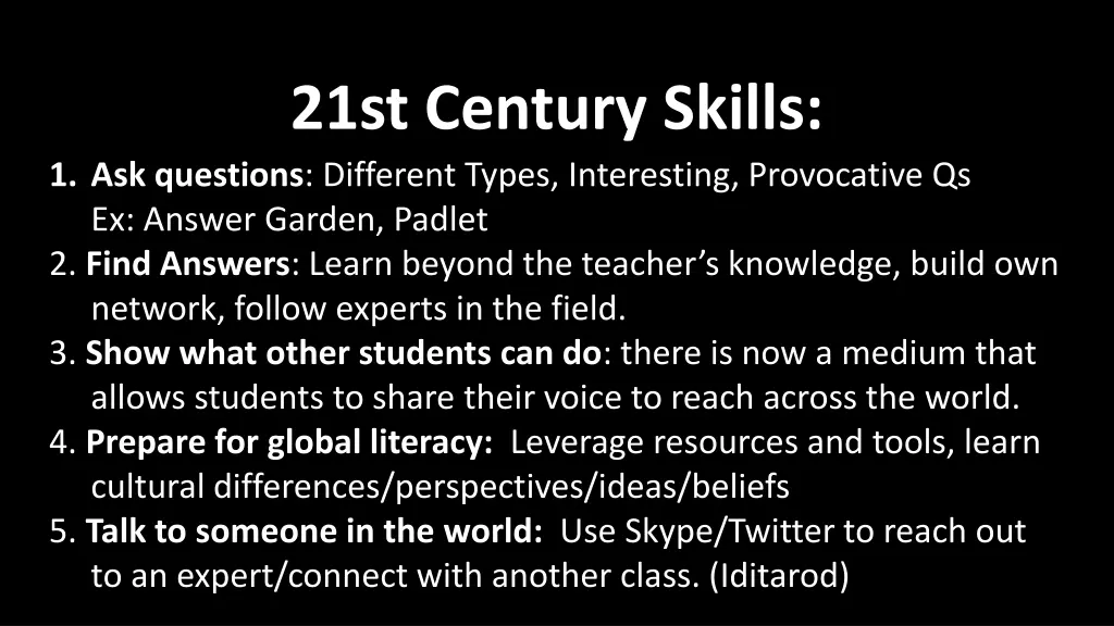 21st century skills 1 ask questions different