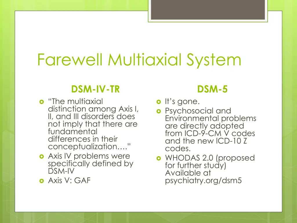 farewell multiaxial system