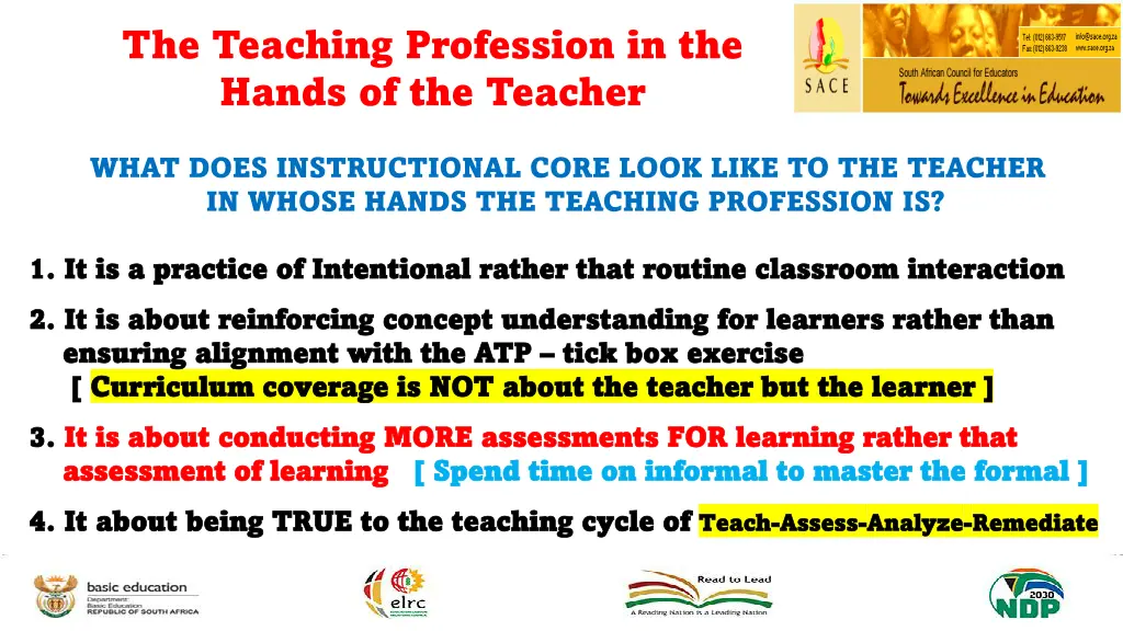 the teaching profession in the hands 5