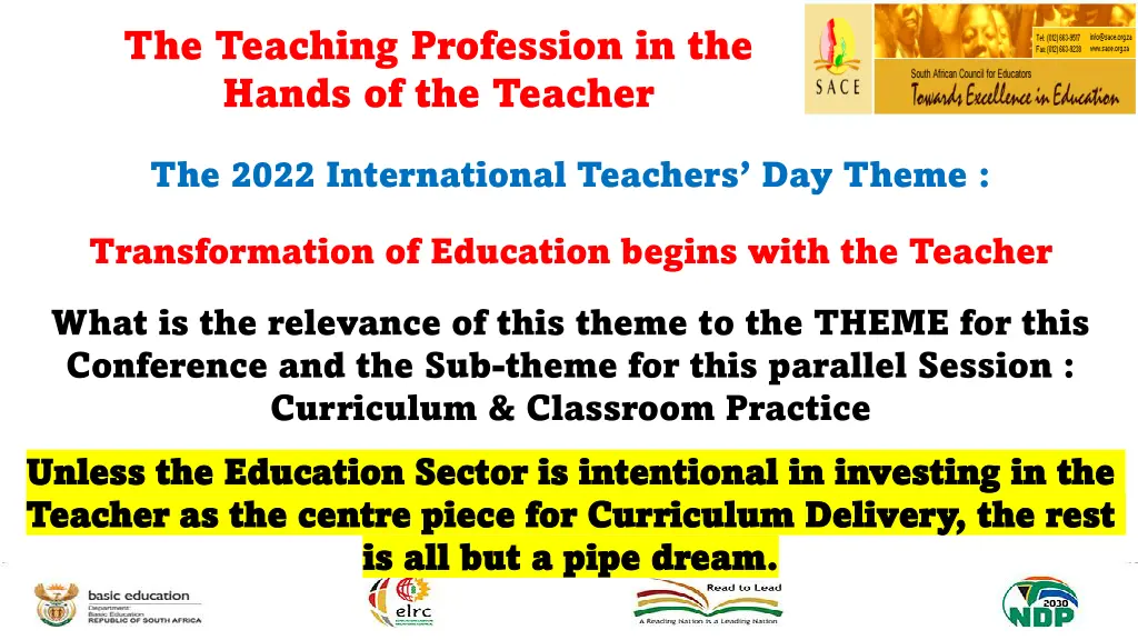 the teaching profession in the hands 6