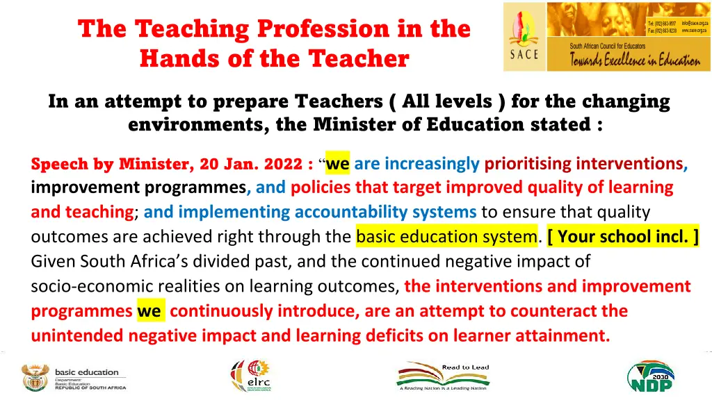 the teaching profession in the hands 7