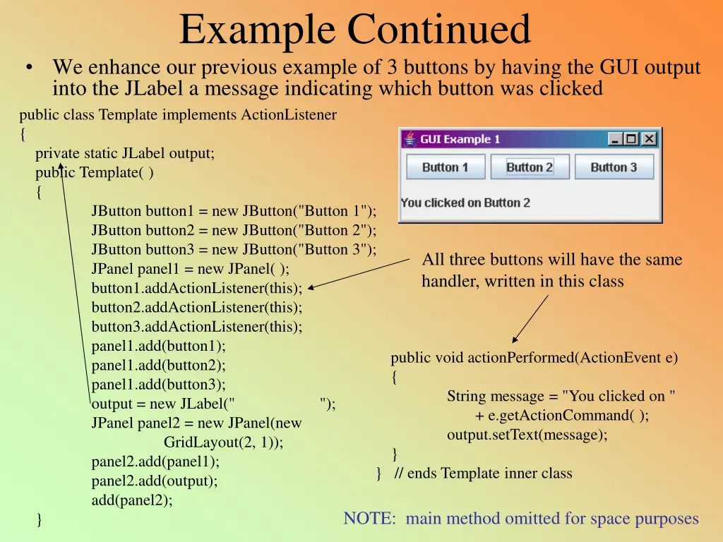 example continued we enhance our previous example