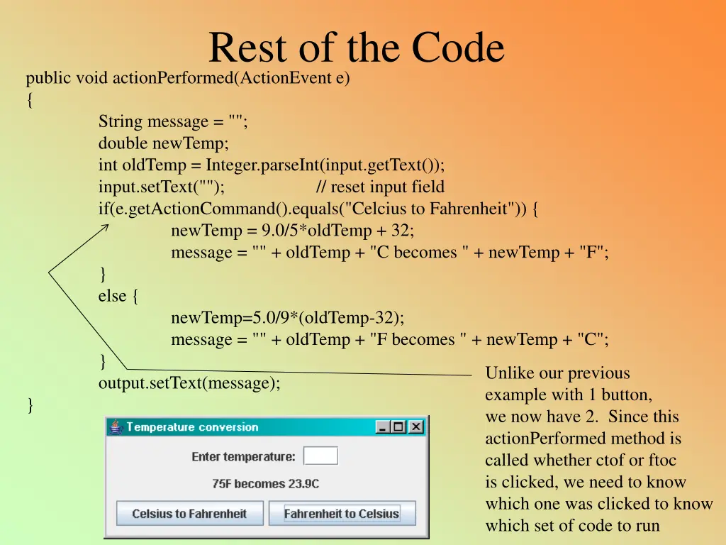 rest of the code