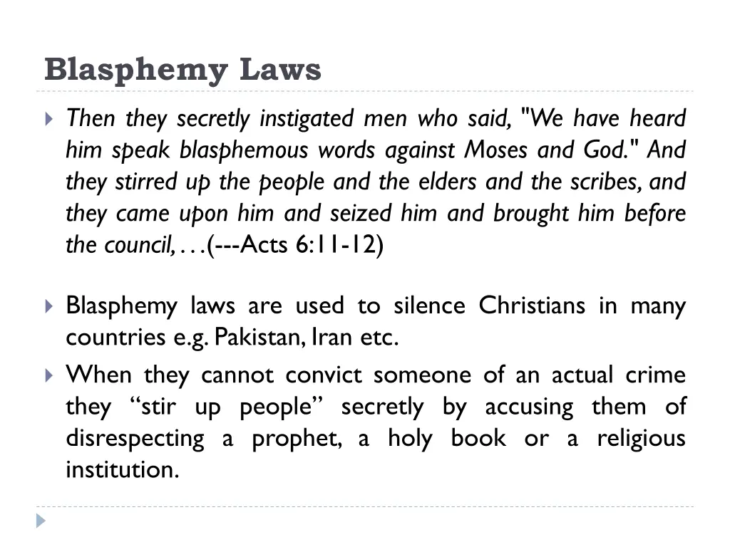 blasphemy laws